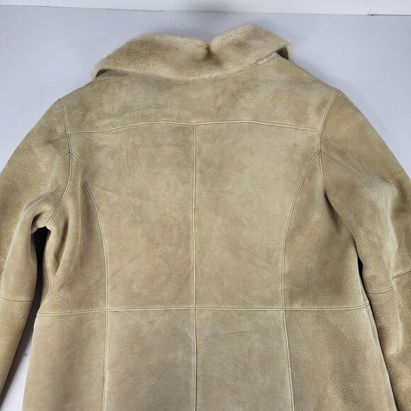 Westbound Women's Suede jacket Faux fur penny lane Boho Y2K Size L - Picture 16 of 16